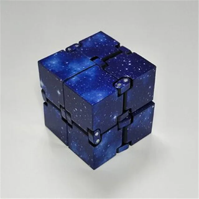 Blue Starry Sky Креативный кубик бесконечности, мини-игрушка, рельефный Магический кубик, блоки, детская забавная игрушка, лучший подарок на день рождения, год - Цвет: Blue Starry Sky