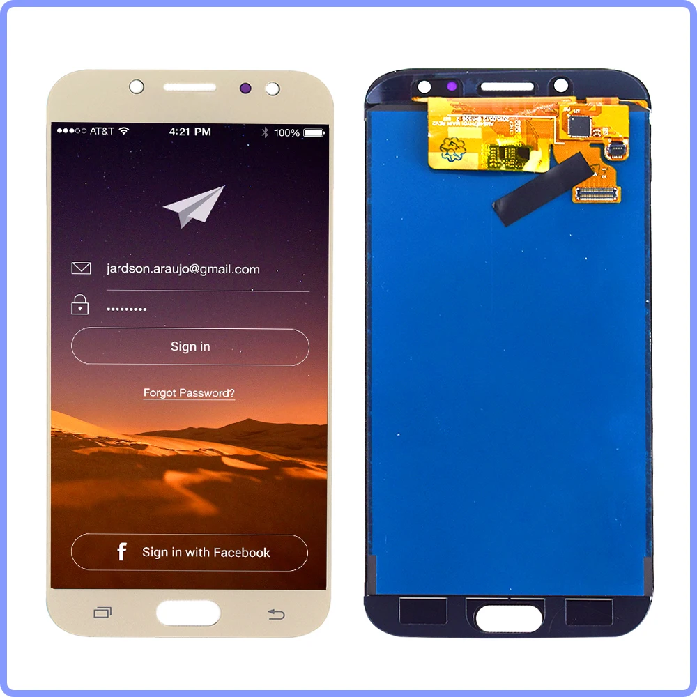 J730 ЖК дисплей для Samsung Galaxy J7 Pro 2017 сенсорный экран дигитайзер сенсор в сборе J730F