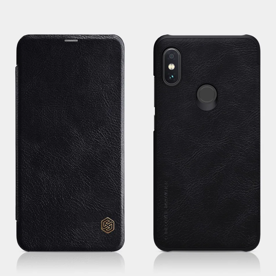Чехол для redmi note 6 pro Nillkin винтажный Qin флип-чехол из искусственной кожи чехол xiaomi 26