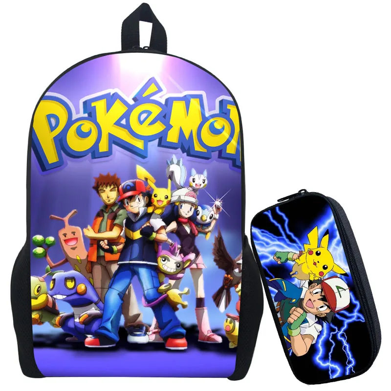 POKEMON Ash Ketchum рюкзак для подростков девочек мальчиков школьные сумки Pikacun детские школьные рюкзаки Pokeball Дети Лучшая подарочная сумка