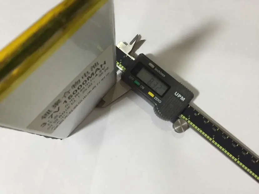 3,7 V литий-полимерный аккумулятор 8569126 15000 MAH 8,5X69X126mm