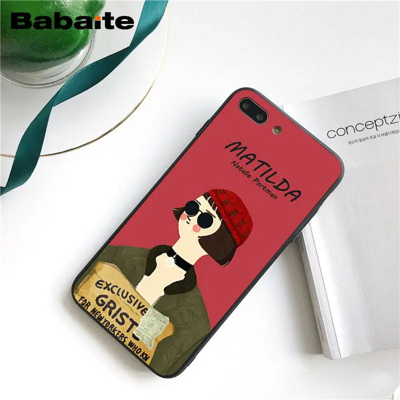 A3 Babaite Леон Матильда Натали Портман фильм постер чехол для телефона для iphone 11 Pro 11Pro Max 8 7 6 6S Plus X XS MAX 5 5S SE XR - Цвет: A3