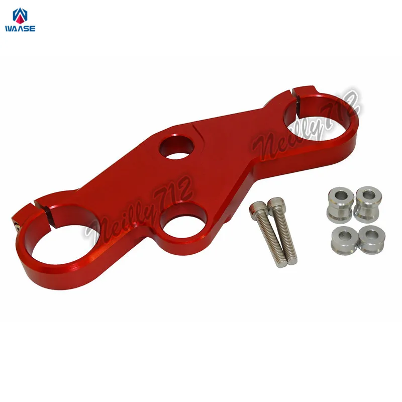 Red Waase 51311-35F10/51311-39F00 для Suzuki GSXR600 GSXR750 2001 2002 2003 передняя вилка опускания тройной дерево Верхняя Топ зажим кокетка - Цвет: Red