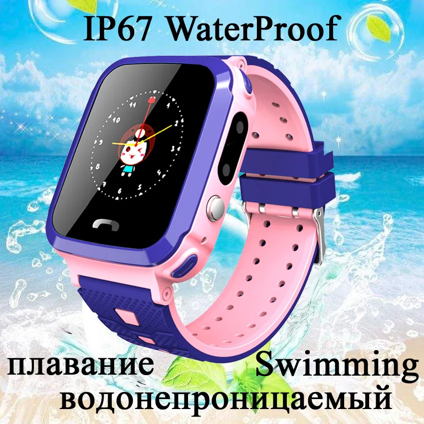 Детские GPS часы Funelego с большим аккумулятором HD телефон для детей SOS
