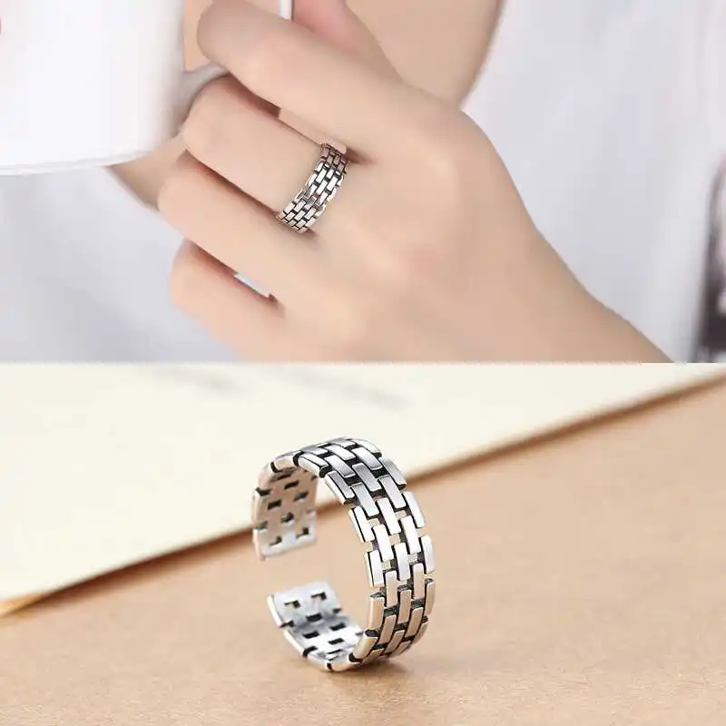 Модные большие кольца серебряного цвета для женщин роскошные эффектные