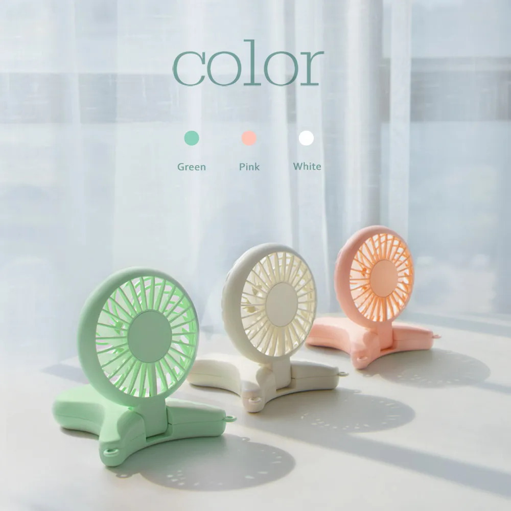 

Oatsbasf USB fan 3 speed adjustable hanging neck mini fan hand fan rechargeable Built-in Battery 2000mAh micro USB fan