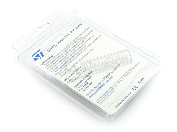 Оригинальный ST STM32 STM32VLDISCOVERY набор для линии значения STM32F100 STM32F100RB микроконтроллер