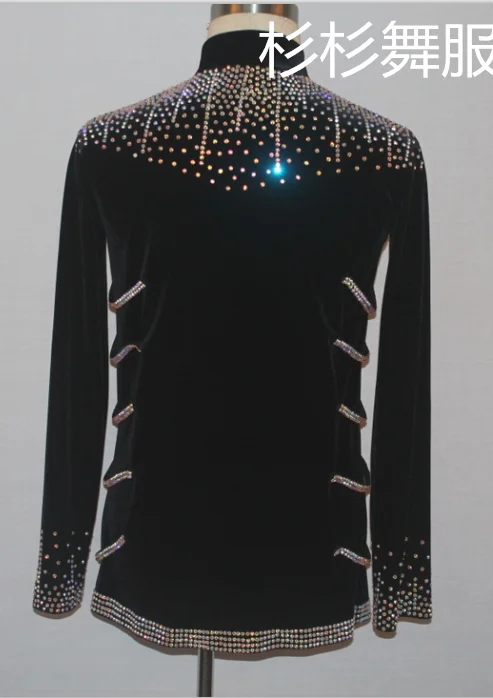 

2018 Customize New Men's Latin Dance Costume Shirt