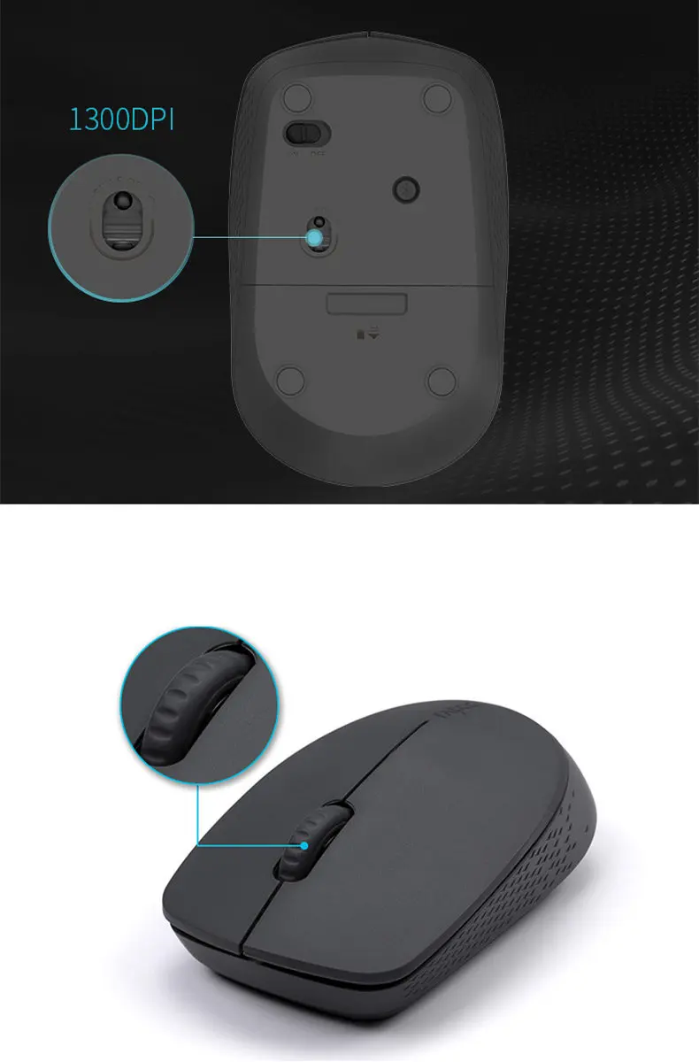 Новая многофункциональная Бесшумная Беспроводная мышь Rapoo с 1300 dpi Bluetooth 3,0/4,0 RF 2,4 GHz для компьютера, ноутбука, телевизора