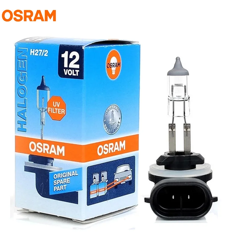 

OSRAM 881 H27/2W 12V 27W 3200K PGJ13 Halogen Original Fog Light Standard Lighting OEM Germany Car Bulb Auto Lamp, 1X