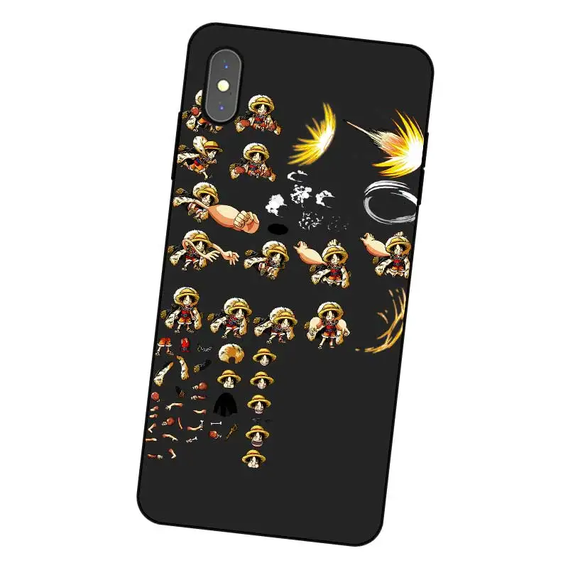 P153 One Piece Nobby Black Silicone Case Cover For Apple iPhone 11 Pro XR XS Max X 8 7 6 6S Plus 5 5S SE |