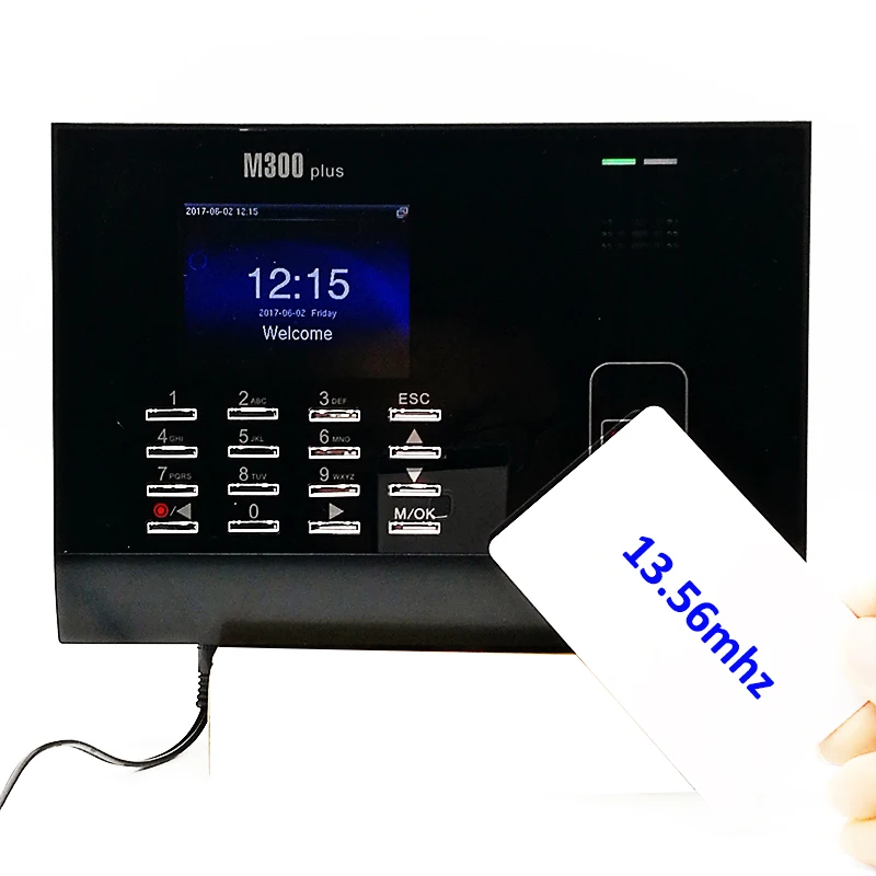 Автономная M300plus 13 56 МГц бесконтактная rfid карта посещаемость времени система Linux