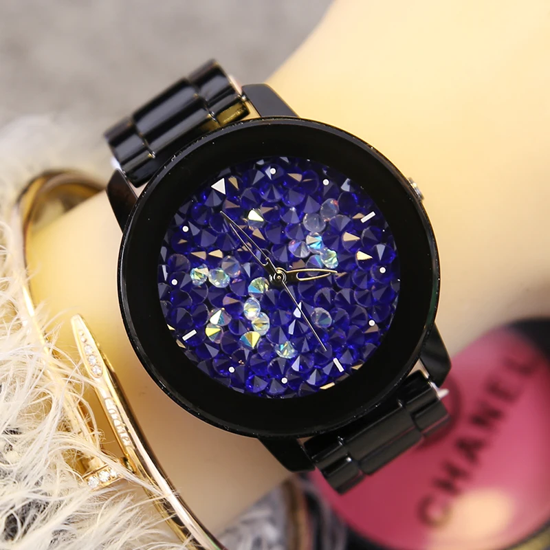 Модные Роскошные брендовые высококачественные кварцевые женские часы полностью