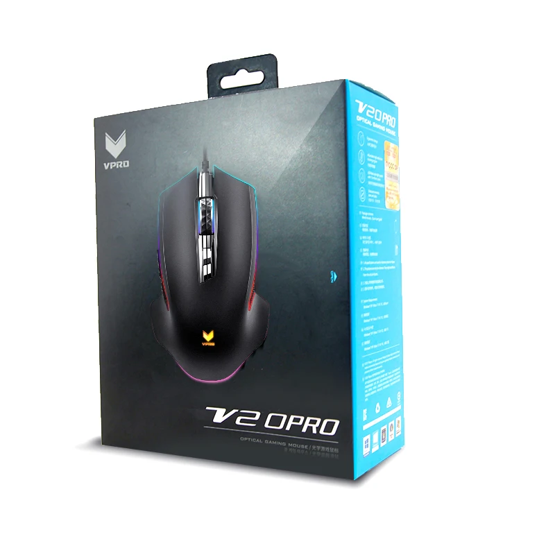 Новинка Rapoo V20PRO 8000 точек/дюйм 9 программируемый сенсор с кнопками PMW3325 оптическая