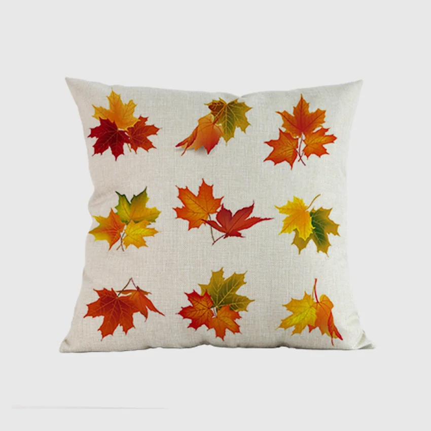 Чехол для подушки с изображением канадского кленового листа|cushion cover|car cushion coverssofa