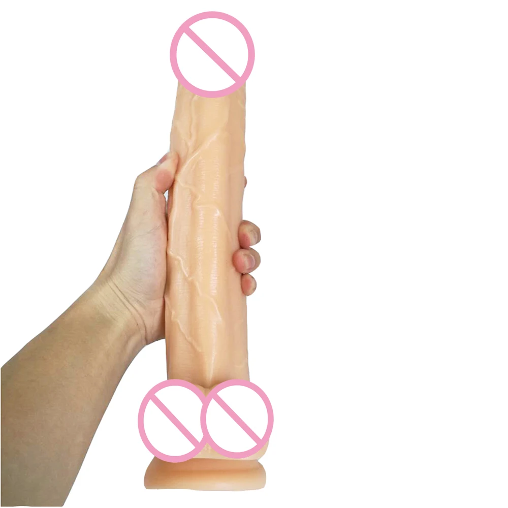 HOWOSEX супер длинный фаллоимитатор 32*5 5 см мягкие и большие фаллоимитаторы анальная