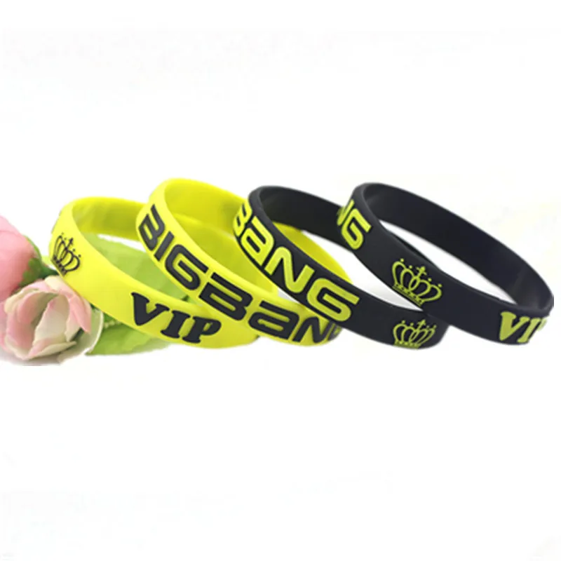 

Hot Sale 1PC Music Letters Silicone Bracelets & Bangles Black Yellow Silicone Rubber Wristband for Music Fans Concert Gift SH292