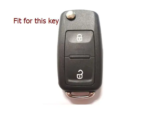 Флип-Пульт 2 кнопки силиконовый чехол для VW MK4 Polo Golf 4 5 6 транспортер Amarok Sharan Seat Altea Alhambra Ibiza Авто пульт дистанционного управления