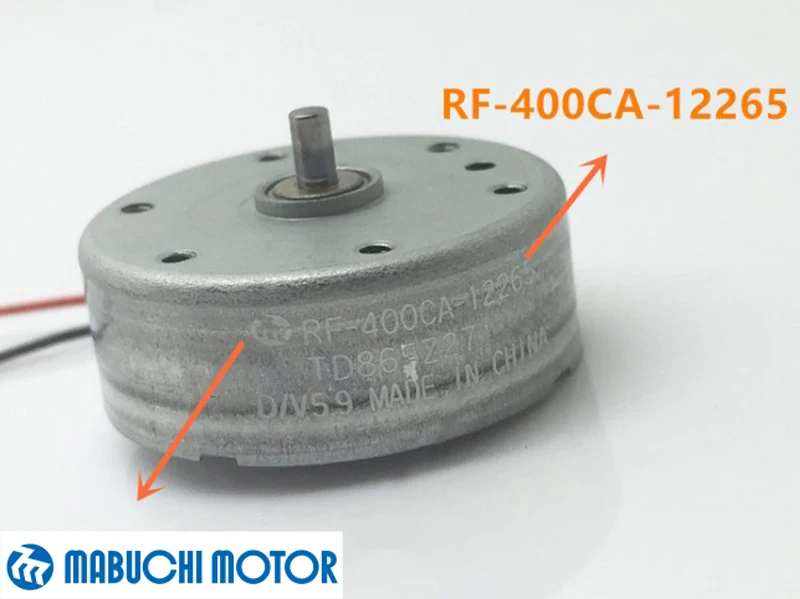 Mabuchi RF 400CA 12265 Micro 400 двигатель постоянного тока D/V 5 9 12500r/мин мини 24 мм Диаметр