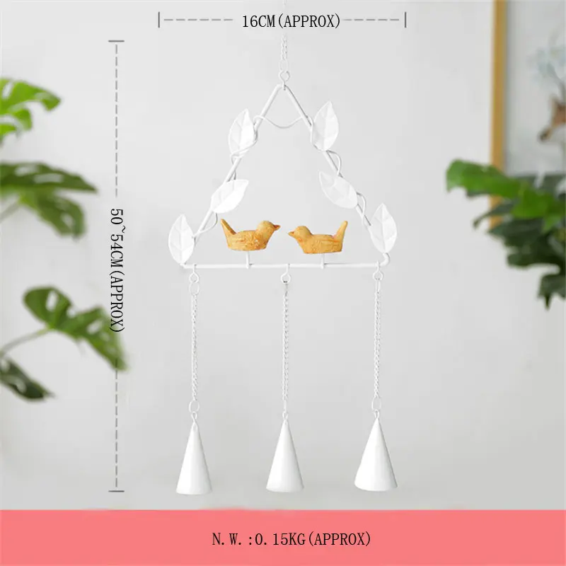 1 шт. металлические железные колокольчики с изображением маленькой птицы висячие