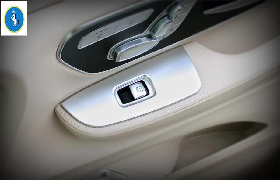 Yimaautotrim для Mercedes-Benz V класс V260 W447- Передняя Автомобильная дверная ручка держатель стеклоподъемник кнопка переключатель Крышка отделка