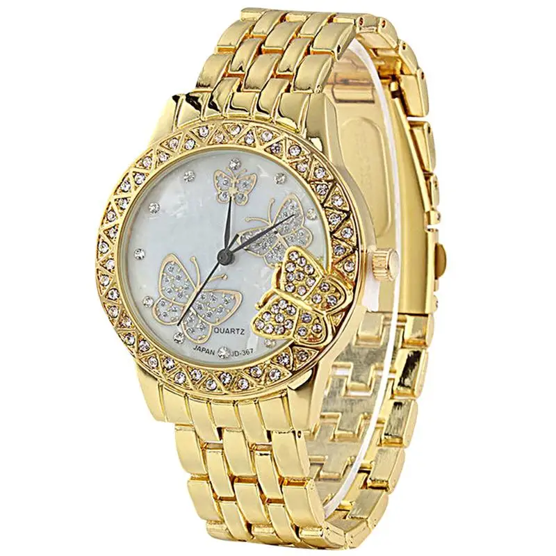 Часы-браслет женские кварцевые с кристаллами под платье 2019 | Наручные часы