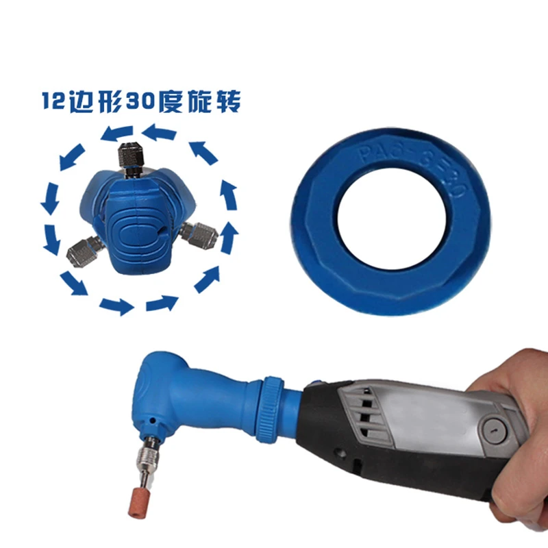 

Wholesale Electric Grinding Accessories Right Angle Converter Electric Grinding Chuck Electric Mill Drill Accessories tools