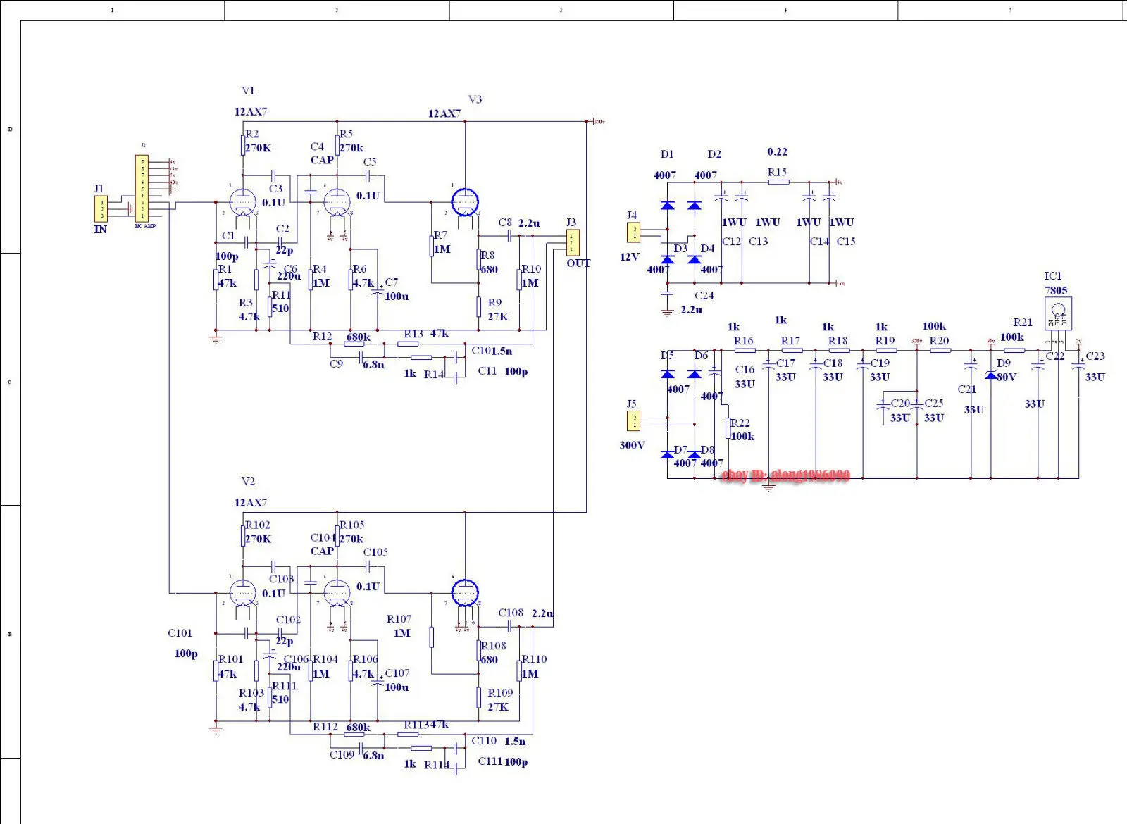ZEROZONE Marantz 7 трубный предусилитель PCB/вакуумный трубчатый фоноусилитель