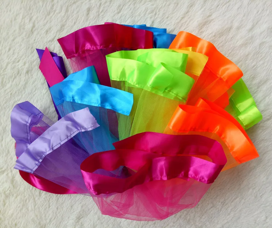 Юбка пачка с радугой танцевальная юбка для девочек одежда малышей детская костюм