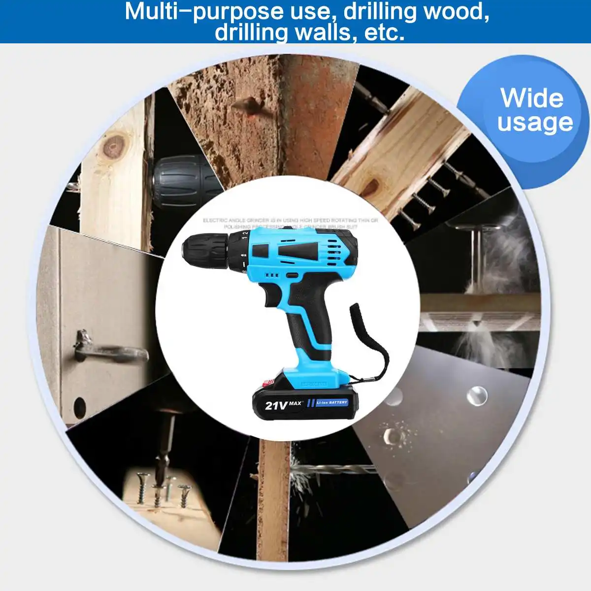 Электрический шуруповерт 12 В/21 в многофункциональная аккумуляторная литиевая