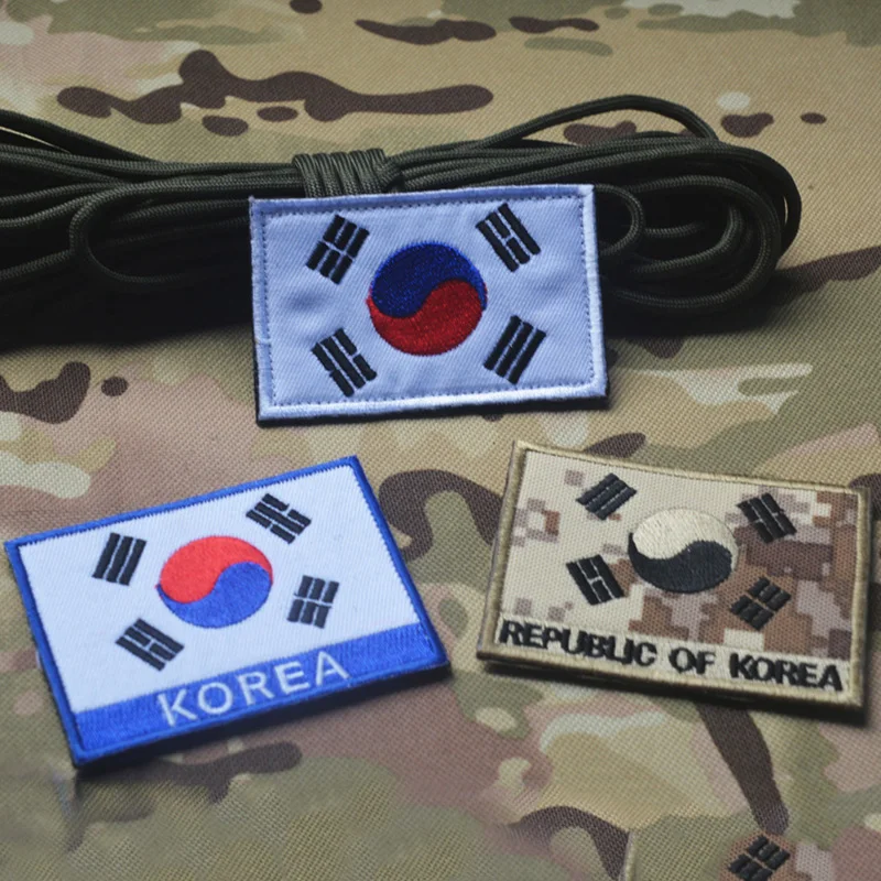 Патчи для одежды из Южной Кореи тактическая повязка на руку с 3D вышивкой|the