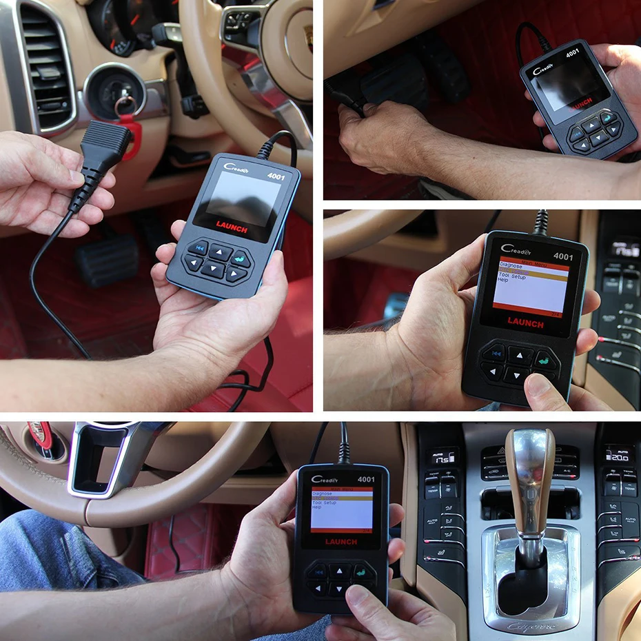 Launch Creader 4001 OBD2 сканер автомобильный считыватель кодов Автомобильный