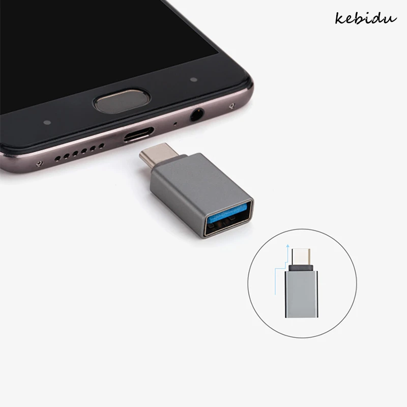 Адаптер kebidu USB 3 0 в Type C адаптер OTG конвертер для Xiaomi 4C 4S Plus Oneplus 3T 2 Nubia оптовая