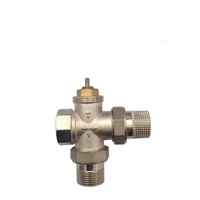 dn15 dn20 dn25 brass three way valve thermostatic radiator valve