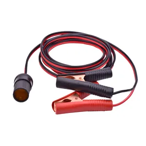 DC12V 30A розетка для автомобильного прикуривателя переходник удлинитель Кабель защищенный зажим крокодил автомобиль мощность 120w