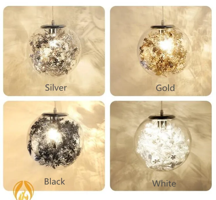 

Modern Loft Dec Glass Pendant light Art Concise Flower Dining Living Room Hanging Light Bar Bedroom Led Light Free Shipping