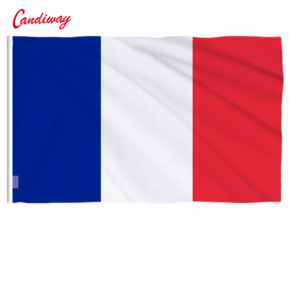 

90 x 60cm France National Flag For Office Activity Parade Holiday Festival Decoration Banner Flags NN018