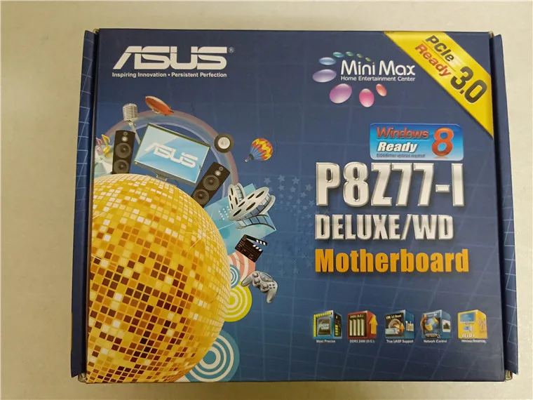 Оригинальная материнская плата P8Z77 I DELUXE 17*17 Mini ITX LGA1155 DDR3 Новинка в оригинальной