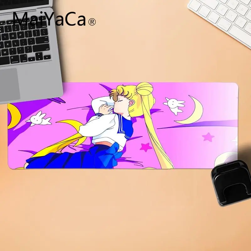 MaiYaCa ваш собственный коврик с рисунком Сейлор Мун Комфортный коврик для мыши игровой коврик для мыши прочный резиновый коврик для мыши