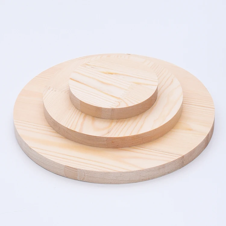 Новые модные круглые деревянные витринные блоки для ювелирных изделий держатель