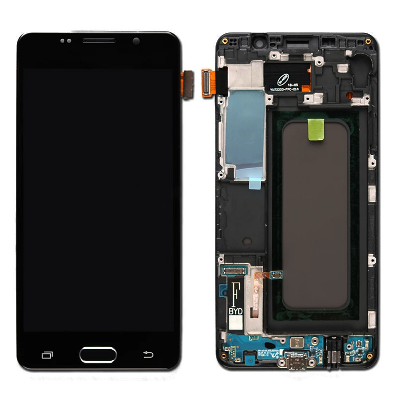 ЖК дисплей для Samsung Galaxy A5 2016 A510 A510F A510M SM Дисплей Сенсорный экран сборки