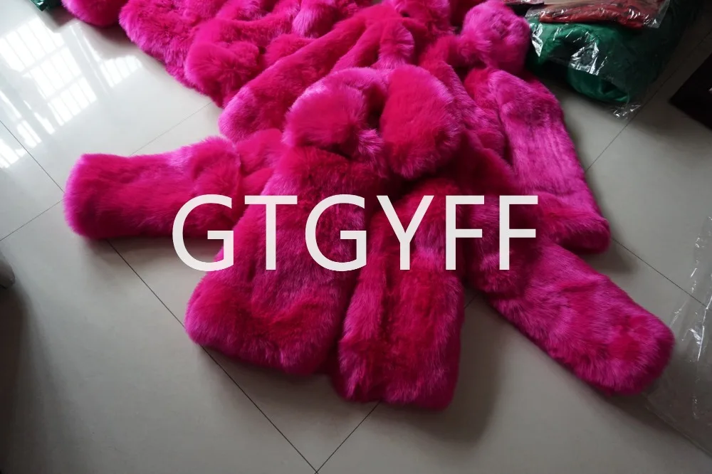 GTGYFF/осенне-зимние; теплые; термо-куртка из искусственного меха; пальто; Верхняя одежда с воротником на заказ; Искусственные меховые куртки; женские пальто