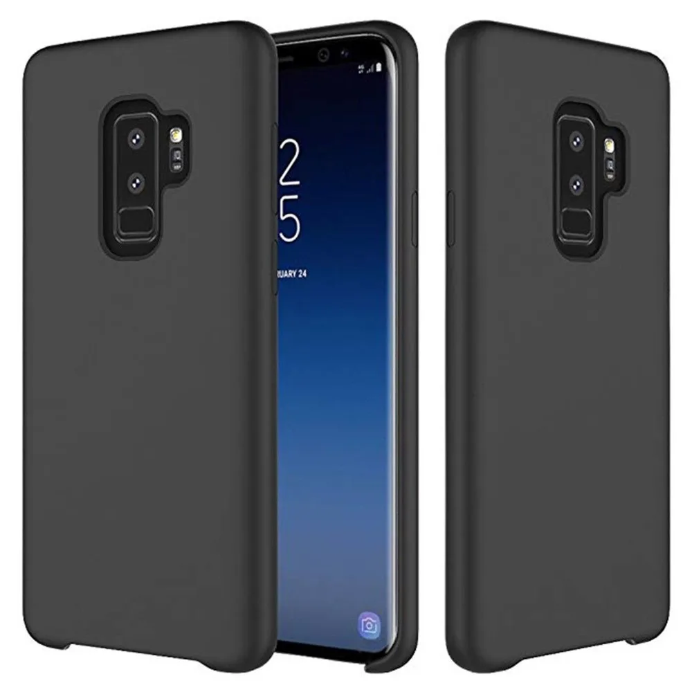 Для Samsung Galaxy A8 (2018) Plus силиконовый официальный оригинальный чехол жидкий защитный