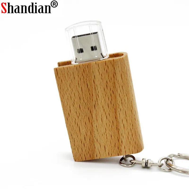 SHANDIAN натуральная деревянная книга usb флэш-накопитель Флешка 4 ГБ/8 ГБ/16 ГБ/32 ГБ/64 ГБ флеш-накопитель металлический брелок логотип клиента