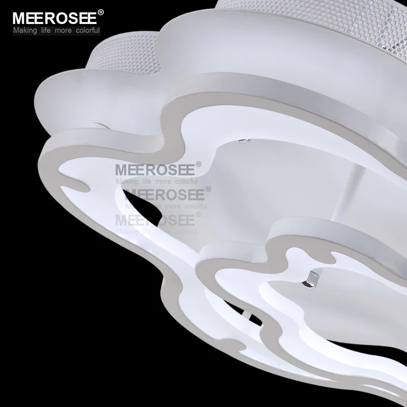 Новый Дизайн СВЕТОДИОДНЫЙ Потолочный Светильник Цветок Формы белая Акриловая