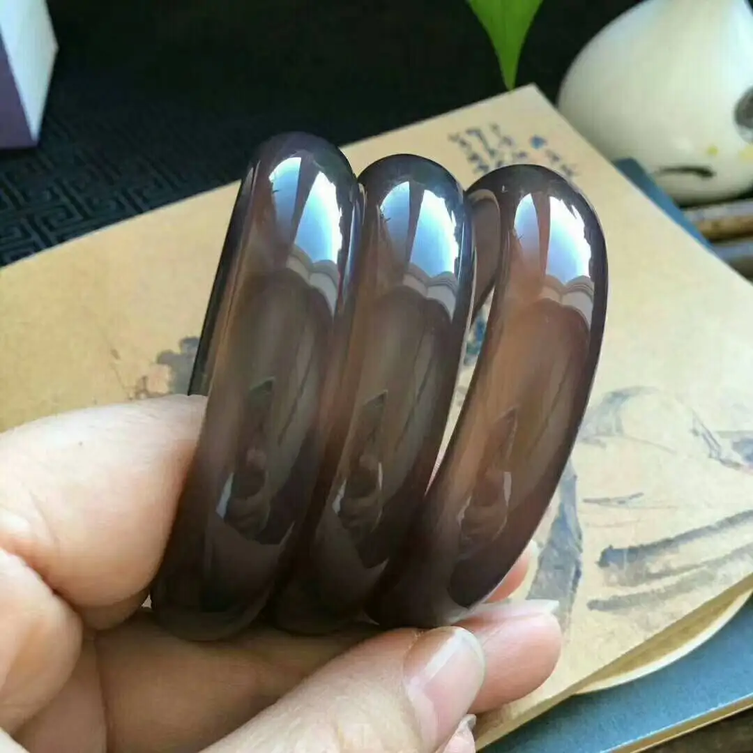 Koraba прекрасный гарнитур ювелирных украшений из природного пурпурный Халцедон