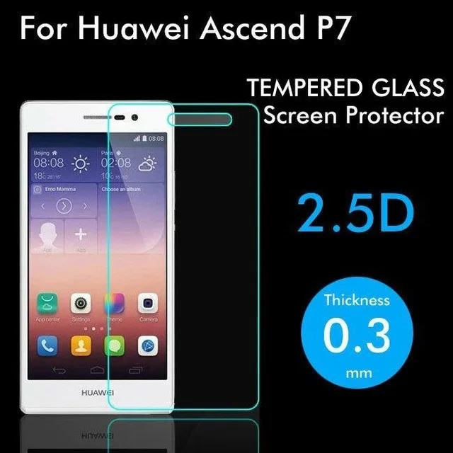 2.5D Закаленное стекло для Huawei Ascend P7 Высококачественная защитная пленка
