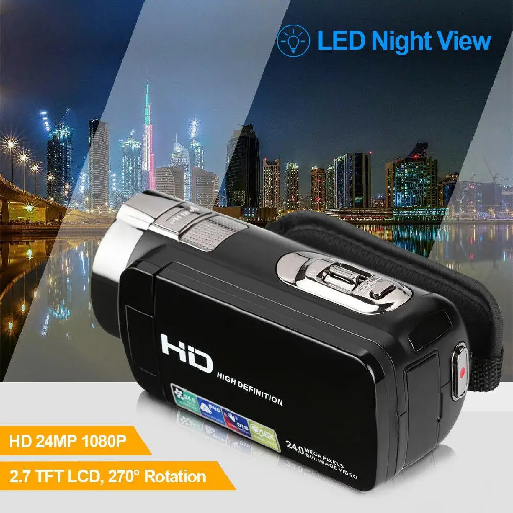EastVita FHD 1080P 24MP 2," на тонкопленочных транзисторах на тонкоплёночных транзисторах ЖК-дисплей 16xzoom цифрового видео Регистраторы DV AV Камера видеокамера