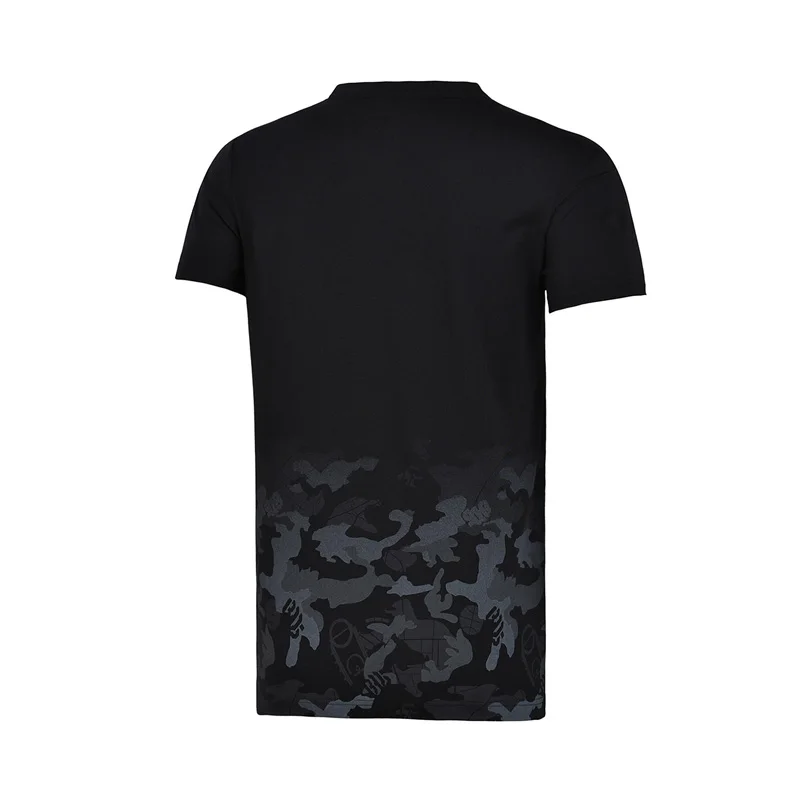 (Распродажа) Li Ning BAD FIVE Мужская баскетбольная футболка из джерси 62% хлопок 38% модал