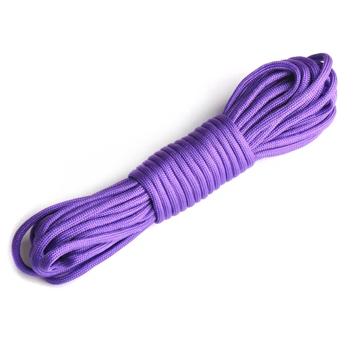 Paracord 550 100ft веревка Paracord Lanyard аксессуары парашют Deg для наружного кемпинга снаряжение и выживания - Цвет: Purple